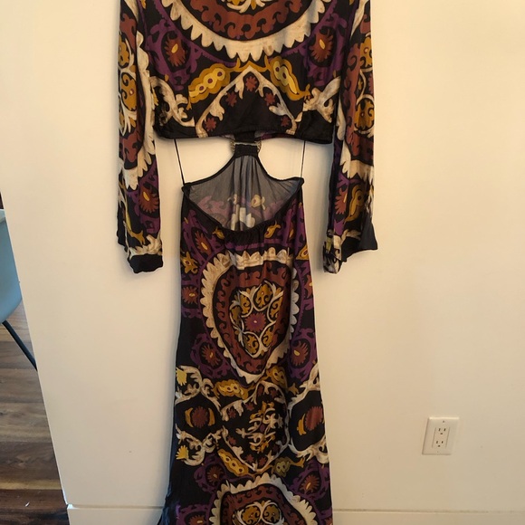 BA&SH Falva Boho Maxi dress XS - Picture 10 of 13